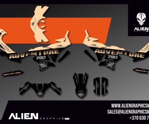 KTM 790 - 890 ADVENTURE-R 2023-2026 Full Graphic Kit Design 6