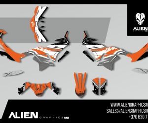 Kit déco KTM 790 / 890 Adventure et Adventure R 2023–2026 – Design 10