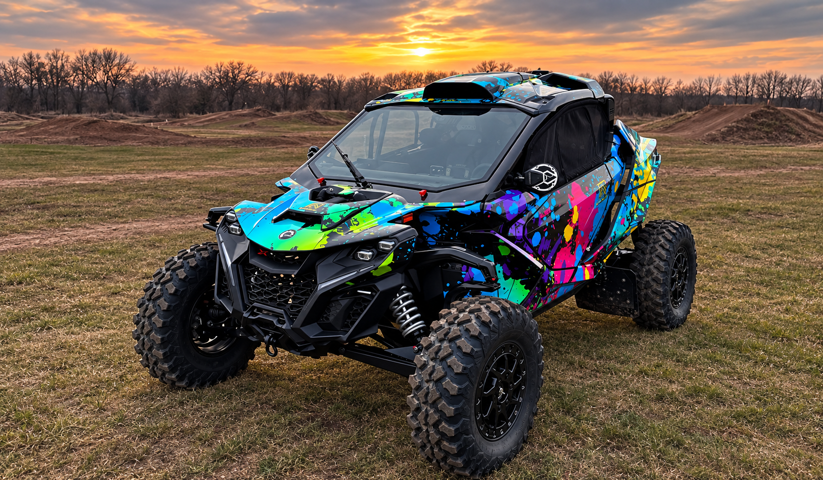 Can-Am Maverick z okleinami AlienGraphicsMX dla BroRacing